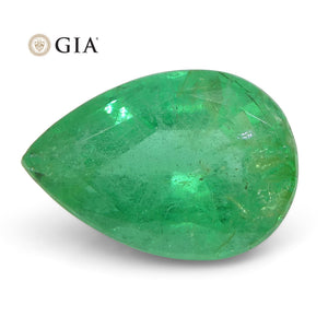 1.64 ct Pear Emerald GIA Certified Russian - Skyjems Wholesale Gemstones