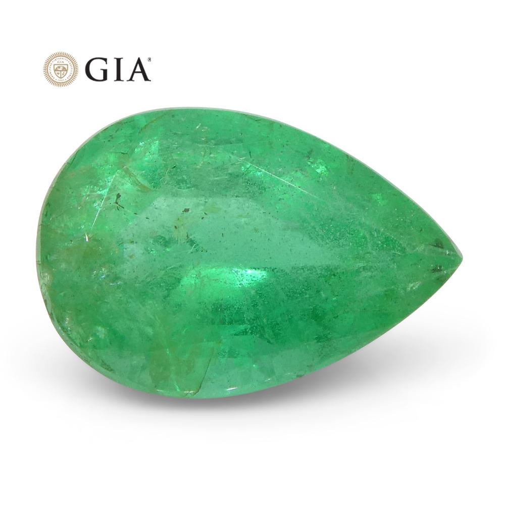 1.64 ct Pear Emerald GIA Certified Russian - Skyjems Wholesale Gemstones