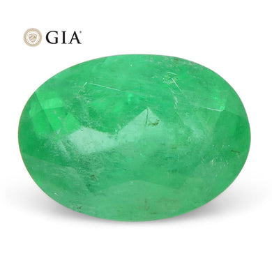 1.13 ct Oval Emerald GIA Certified Colombian F1/Minor - Skyjems Wholesale Gemstones