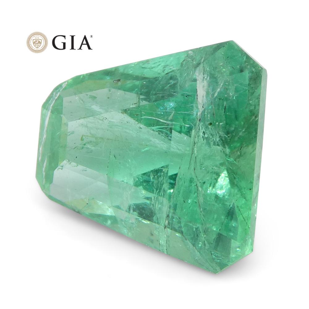 3.06ct Shield Emerald GIA Certified Ethiopian F1/Minor - Skyjems Wholesale Gemstones