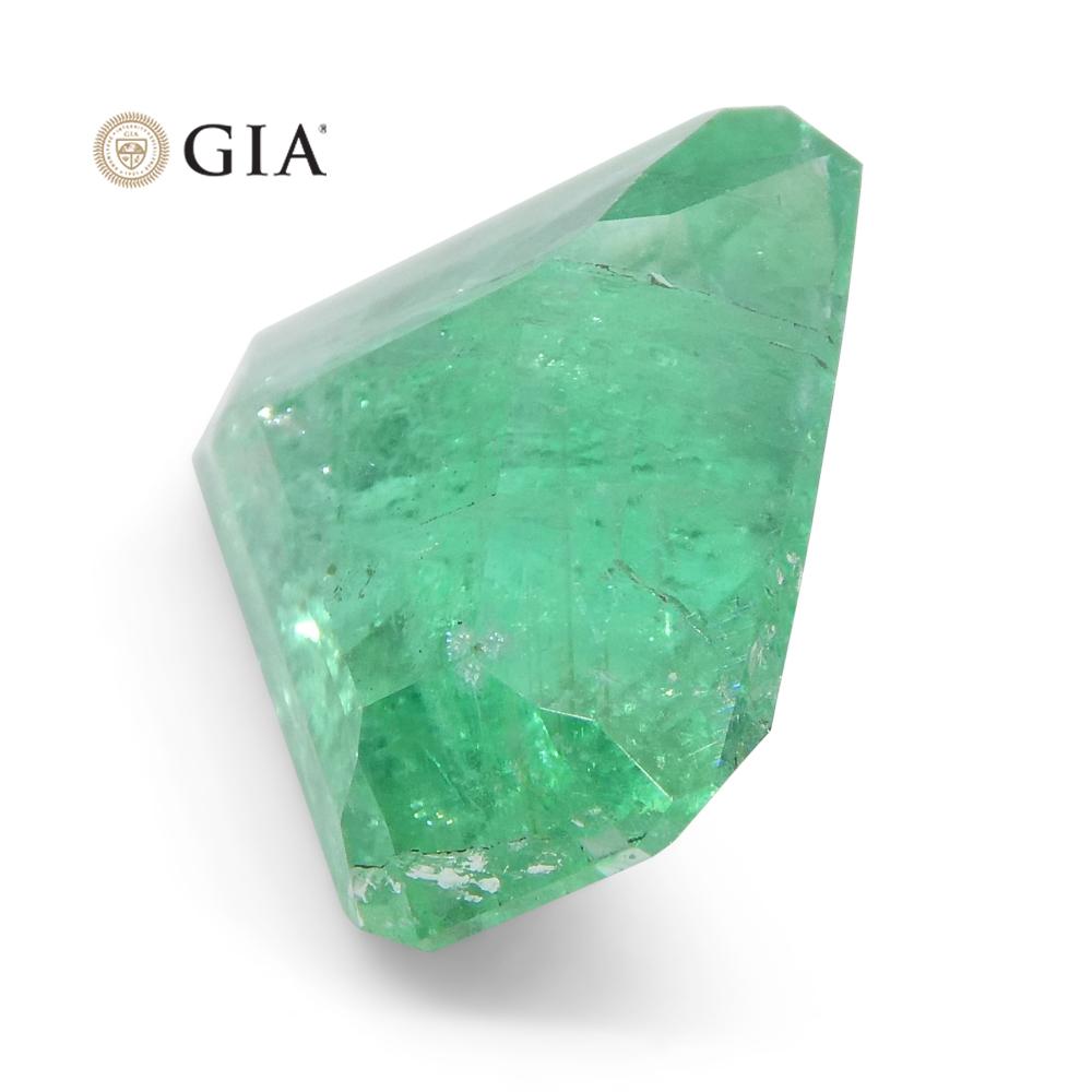 3.06ct Shield Emerald GIA Certified Ethiopian F1/Minor - Skyjems Wholesale Gemstones