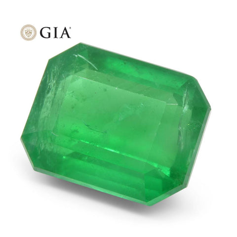 9.4 ct Octagonal/Emerald Cut Emerald GIA Certified