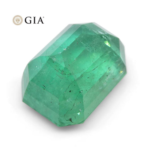 6.25 ct Octagonal/Emerald Cut Emerald GIA Certified
