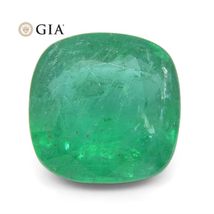 3.94 ct Cushion Emerald GIA Certified - Skyjems Wholesale Gemstones