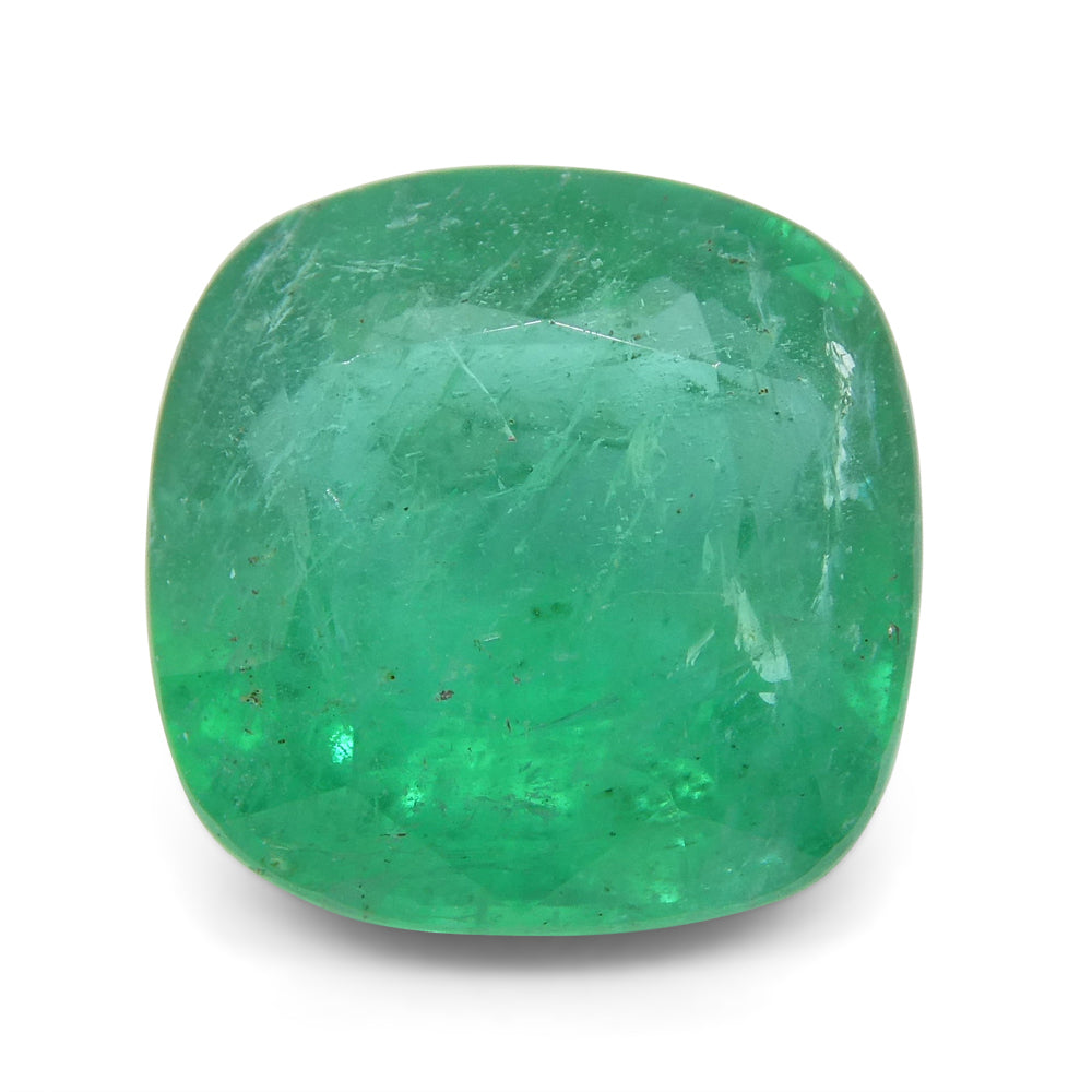 3.94 ct Cushion Emerald GIA Certified - Skyjems Wholesale Gemstones