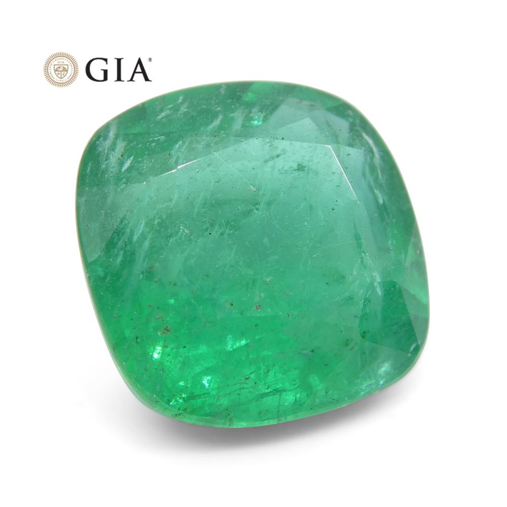 3.94 ct Cushion Emerald GIA Certified - Skyjems Wholesale Gemstones