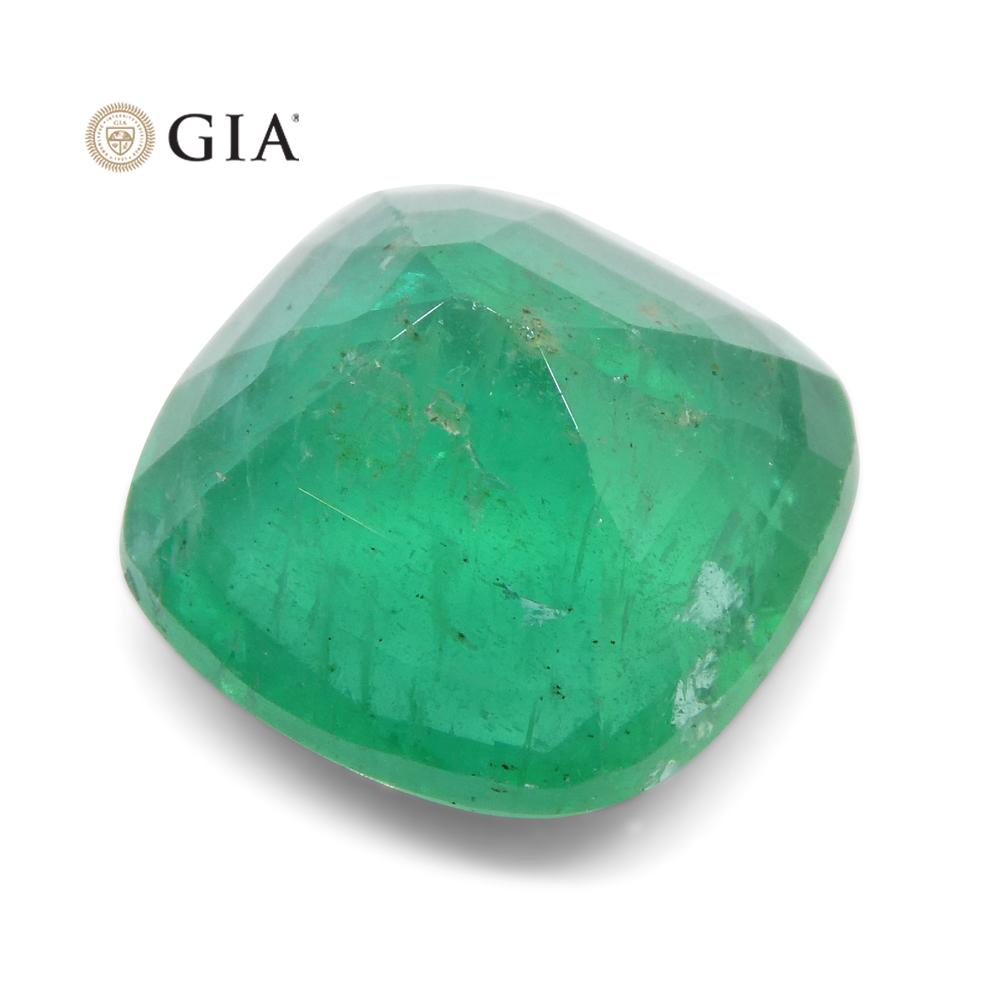 3.94 ct Cushion Emerald GIA Certified - Skyjems Wholesale Gemstones