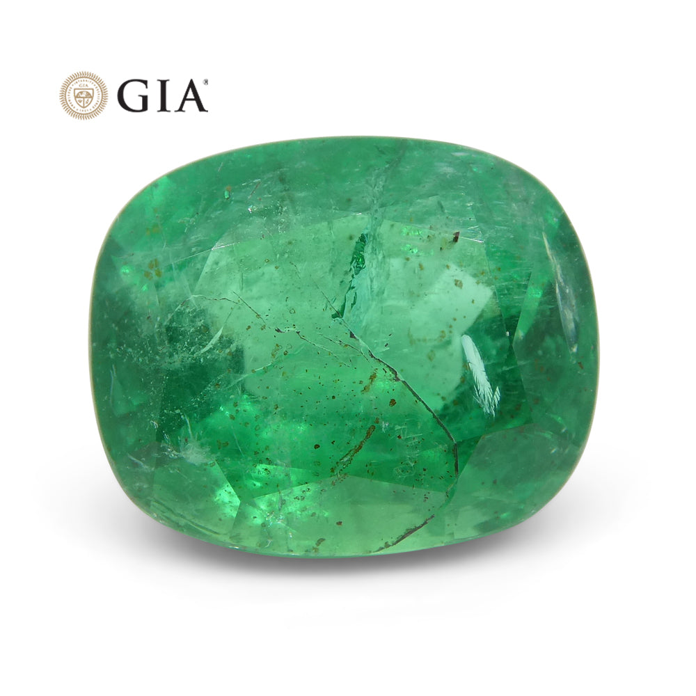 5.03 ct Cushion Emerald GIA Certified - Skyjems Wholesale Gemstones