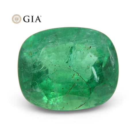 5.03 ct Cushion Emerald GIA Certified