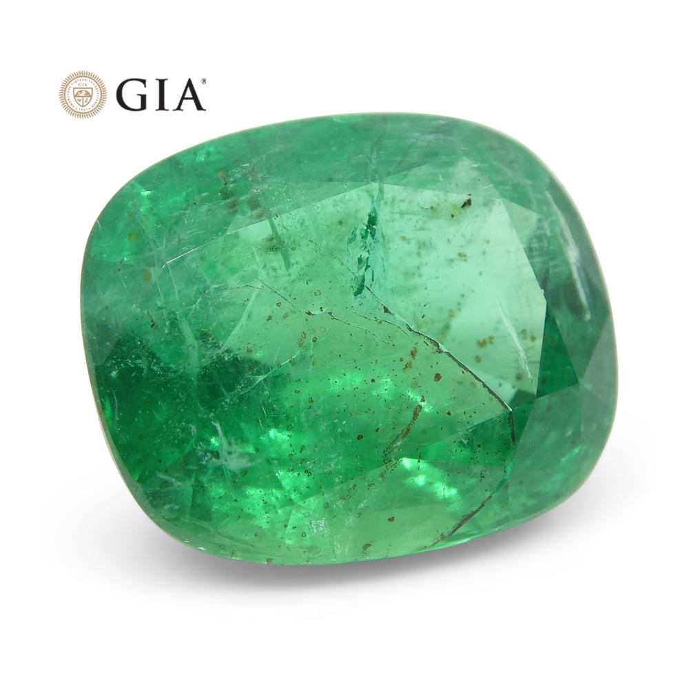 5.03 ct Cushion Emerald GIA Certified - Skyjems Wholesale Gemstones