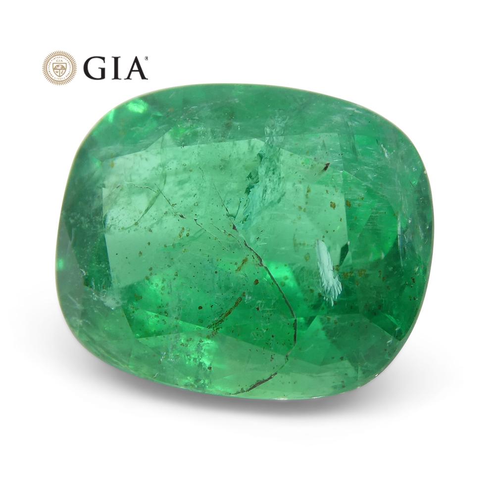 5.03 ct Cushion Emerald GIA Certified - Skyjems Wholesale Gemstones