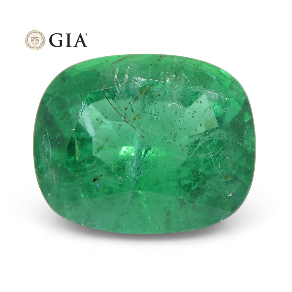 5.03 ct Cushion Emerald GIA Certified - Skyjems Wholesale Gemstones