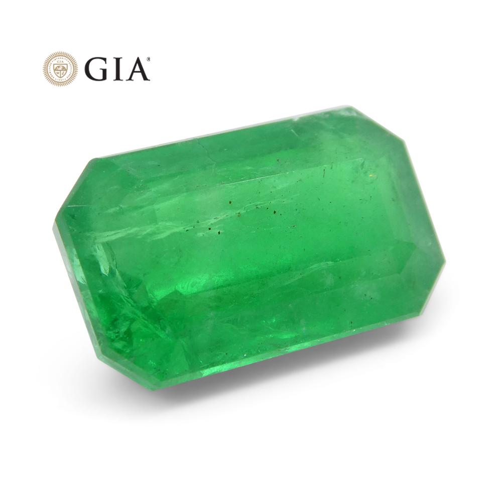 3.87 ct Octagonal/Emerald Cut Emerald GIA Certified - Skyjems Wholesale Gemstones