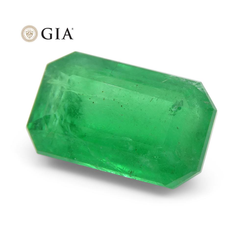 3.87 ct Octagonal/Emerald Cut Emerald GIA Certified - Skyjems Wholesale Gemstones