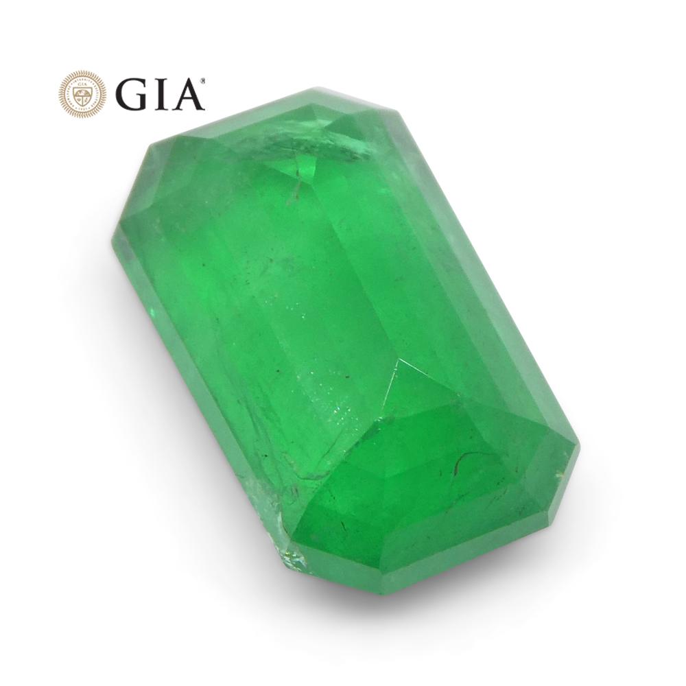 3.87 ct Octagonal/Emerald Cut Emerald GIA Certified - Skyjems Wholesale Gemstones