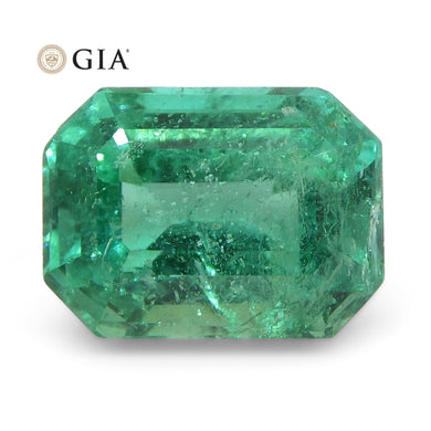 1.37ct Octagonal/Emerald Cut Emerald GIA Certified Zambian - Skyjems Wholesale Gemstones