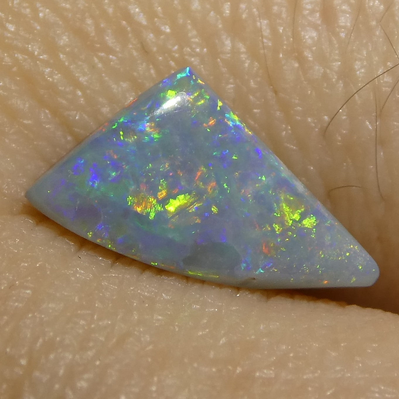 1.32ct Freeform Cabochon Gray Opal GIA Certified - Skyjems Wholesale Gemstones