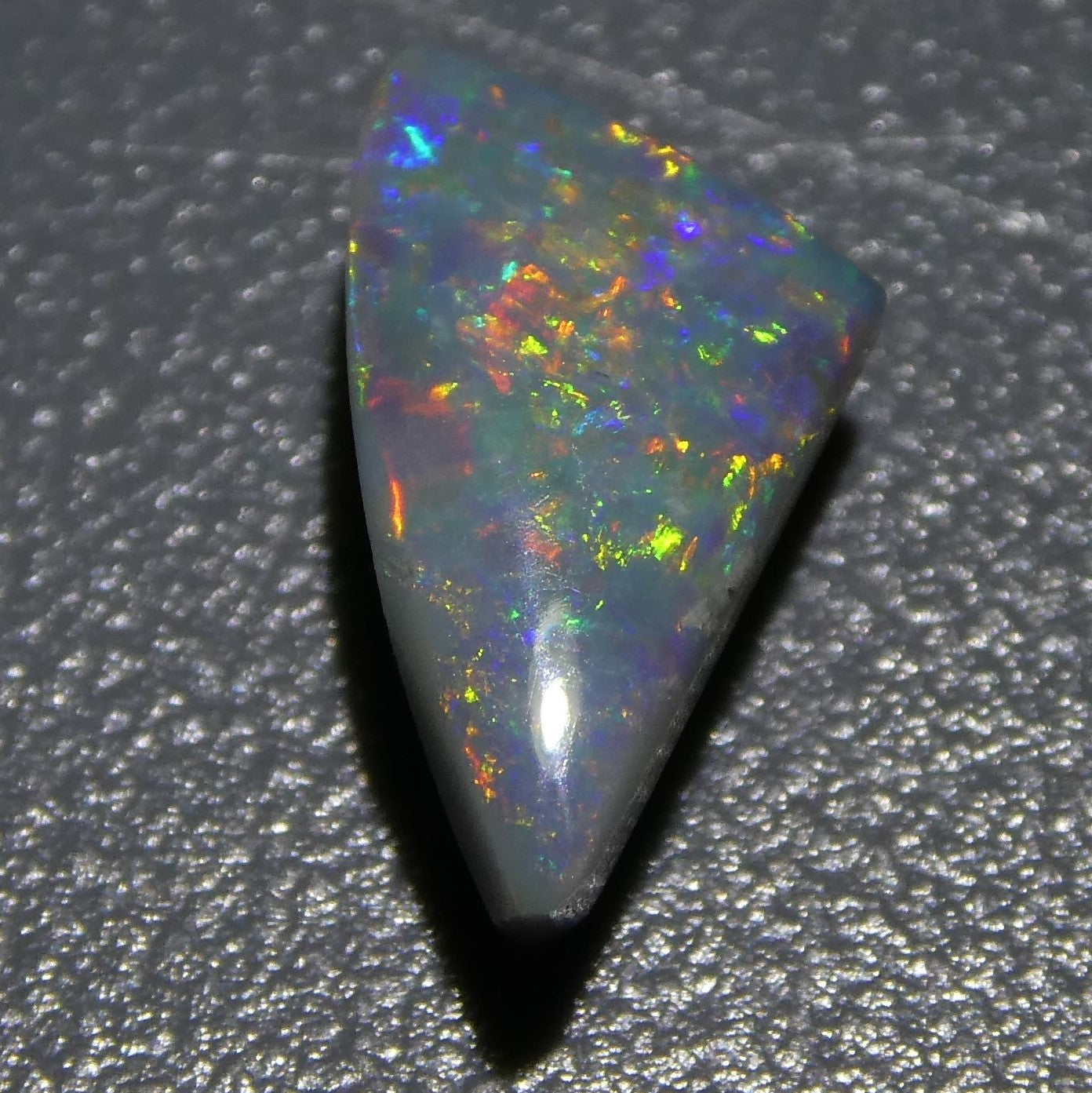 1.32ct Freeform Cabochon Gray Opal GIA Certified - Skyjems Wholesale Gemstones