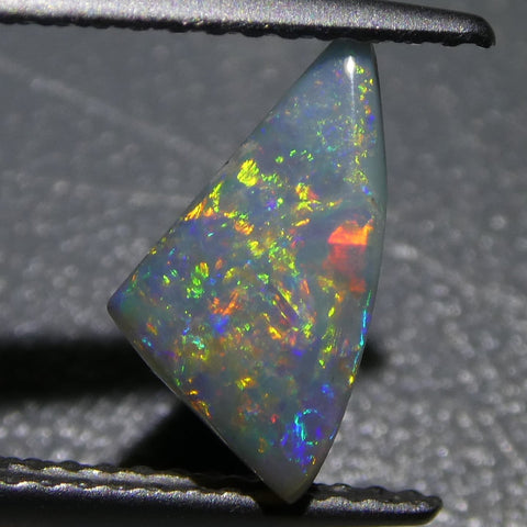 1.32ct Freeform Cabochon Gray Opal GIA Certified