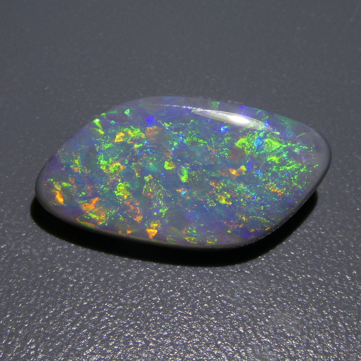 5.54ct Freeform Tablet Gray Opal GIA Certified Australia - Skyjems Wholesale Gemstones