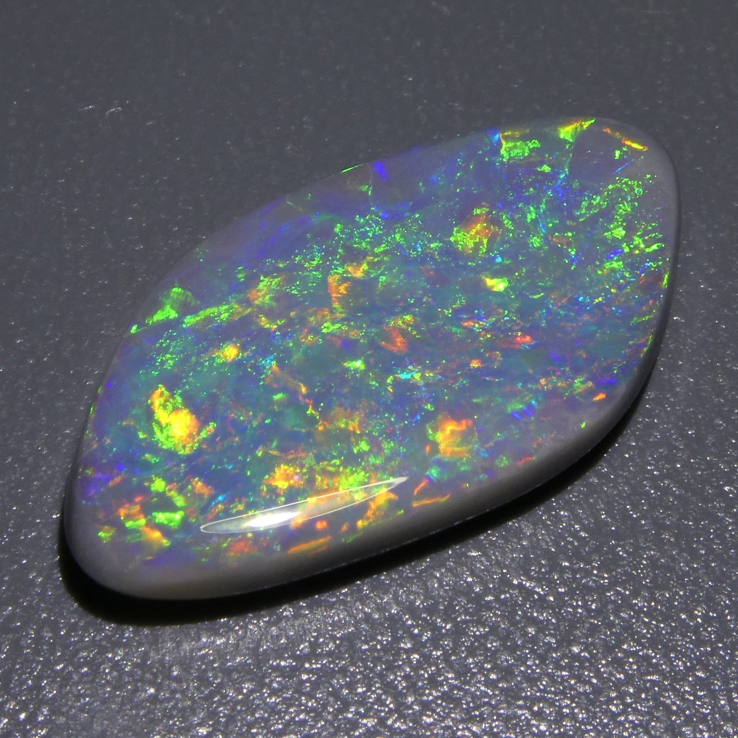 5.54ct Freeform Tablet Gray Opal GIA Certified Australia - Skyjems Wholesale Gemstones