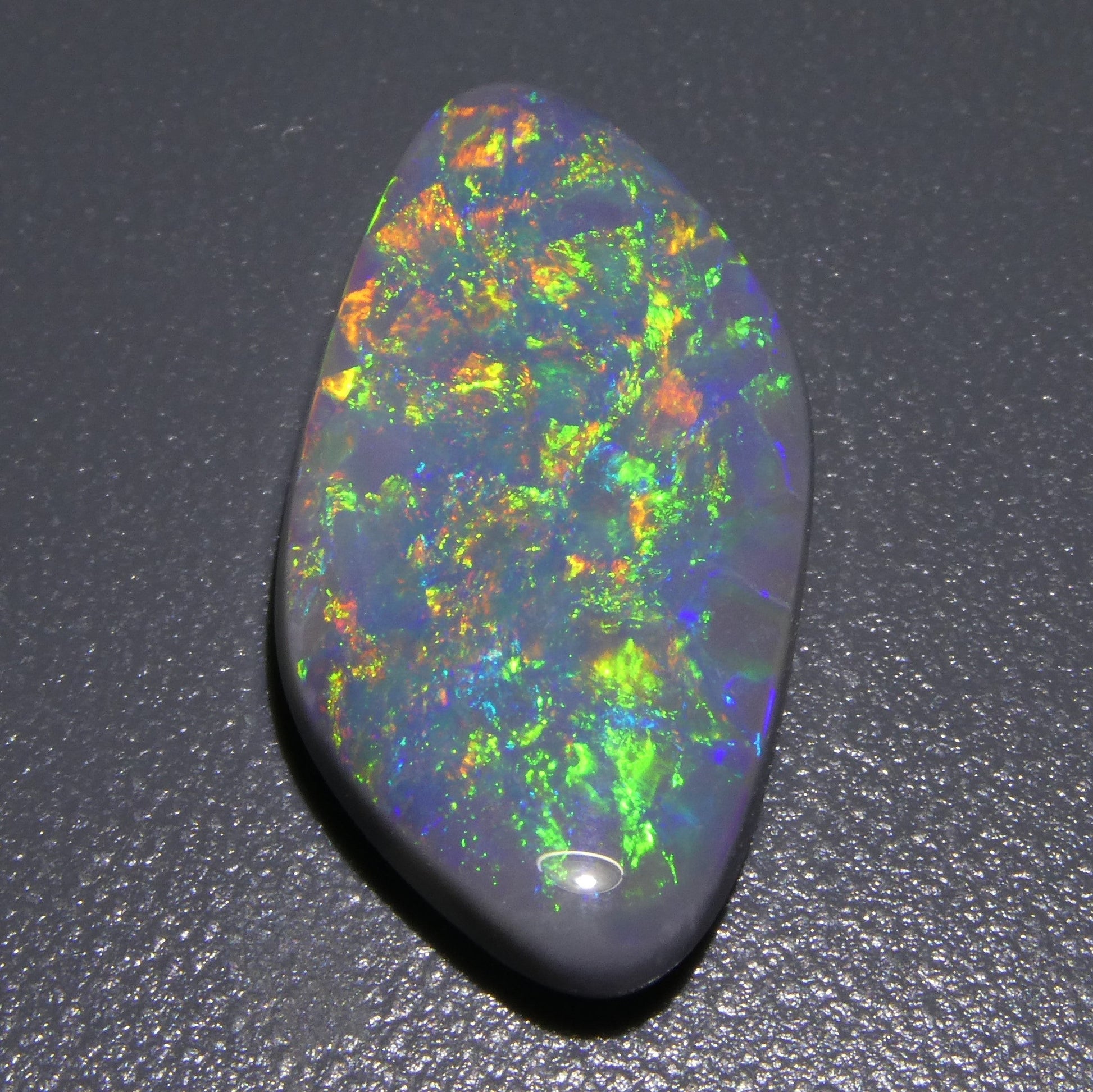 5.54ct Freeform Tablet Gray Opal GIA Certified Australia - Skyjems Wholesale Gemstones