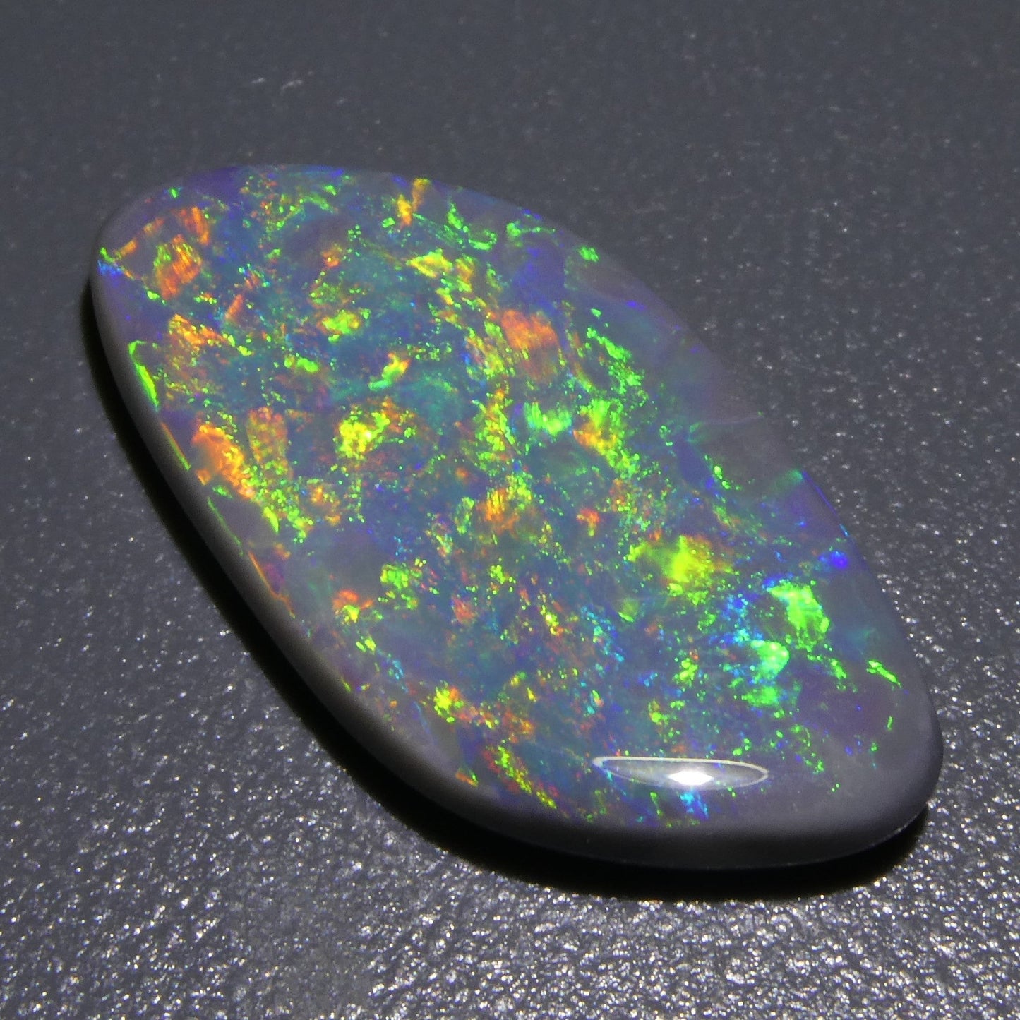 5.54ct Freeform Tablet Gray Opal GIA Certified Australia - Skyjems Wholesale Gemstones