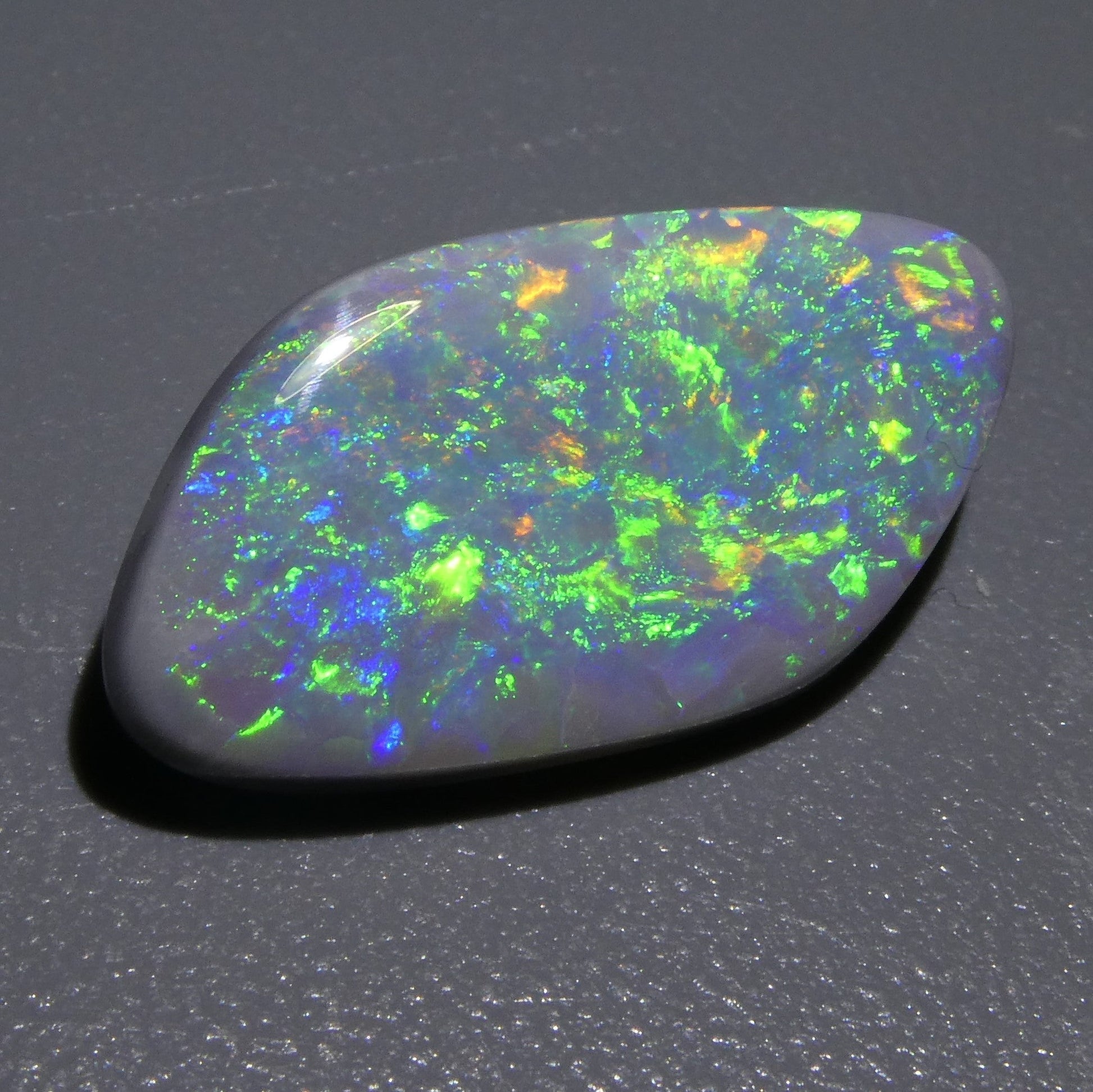 5.54ct Freeform Tablet Gray Opal GIA Certified Australia - Skyjems Wholesale Gemstones