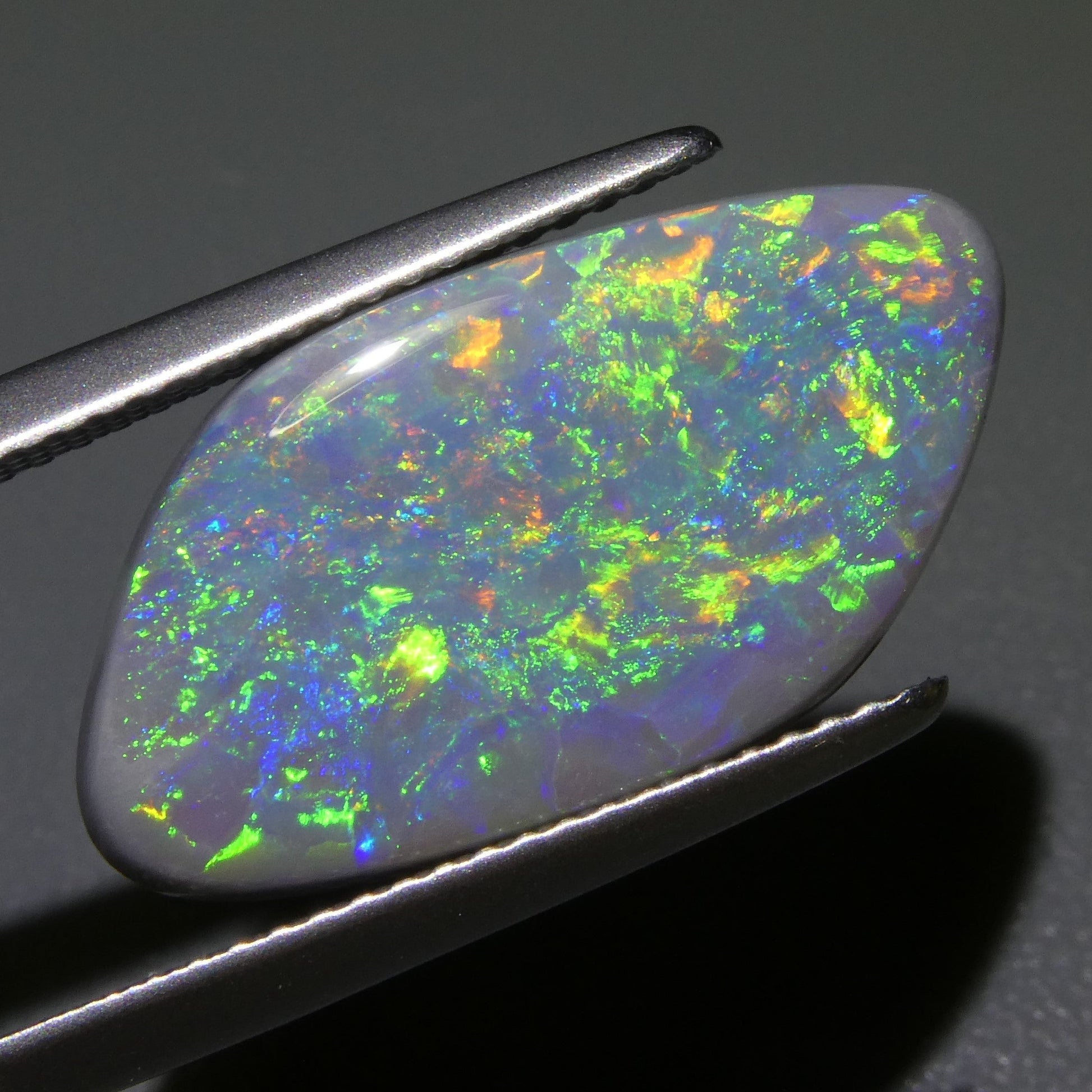 5.54ct Freeform Tablet Gray Opal GIA Certified Australia - Skyjems Wholesale Gemstones