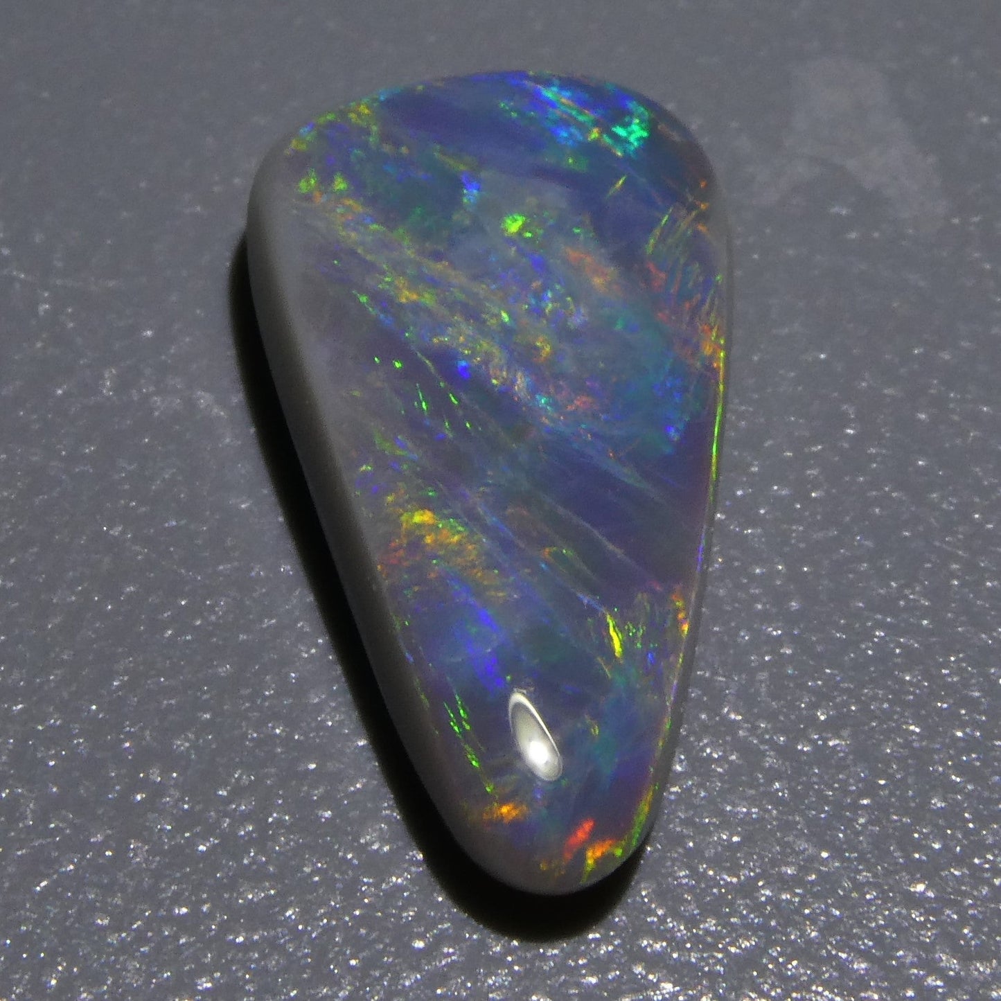 2.07ct Triangular Cabochon Black Opal GIA Certified Australia - Skyjems Wholesale Gemstones