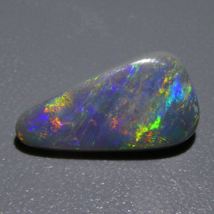 2.07ct Triangular Cabochon Black Opal GIA Certified Australia - Skyjems Wholesale Gemstones