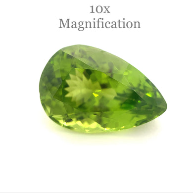 10.17ct Pear Peridot GIA Certified - Skyjems Wholesale Gemstones