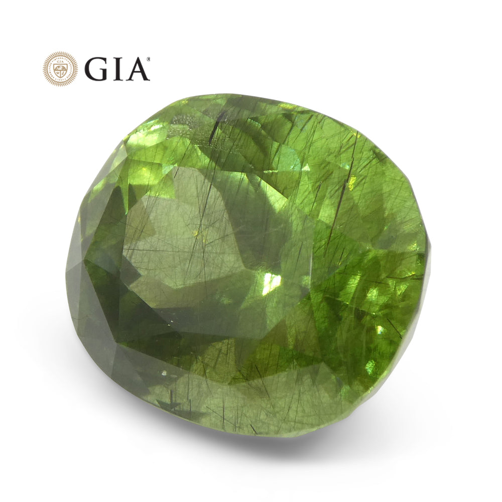 26.84ct Oval Yellowish Green Peridot GIA Certified - Skyjems Wholesale Gemstones