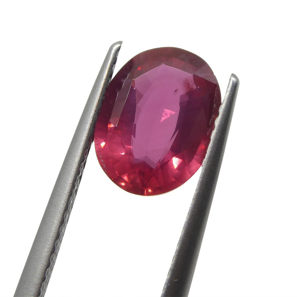 2.19ct Oval Red Ruby GIA Certified Mozambique - Skyjems Wholesale Gemstones