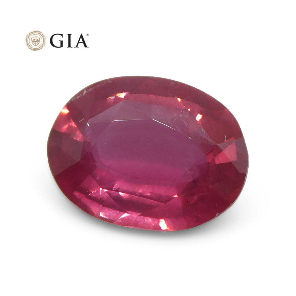 2.19ct Oval Red Ruby GIA Certified Mozambique - Skyjems Wholesale Gemstones