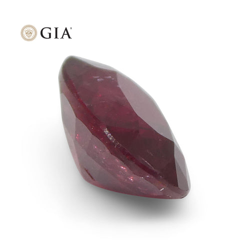 0.95ct Oval Red Ruby GIA Certified East Africa Unheated