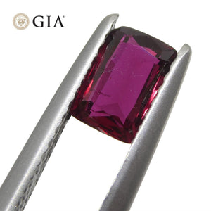 1.02ct Cushion Red Ruby GIA Certified Mozambique - Skyjems Wholesale Gemstones