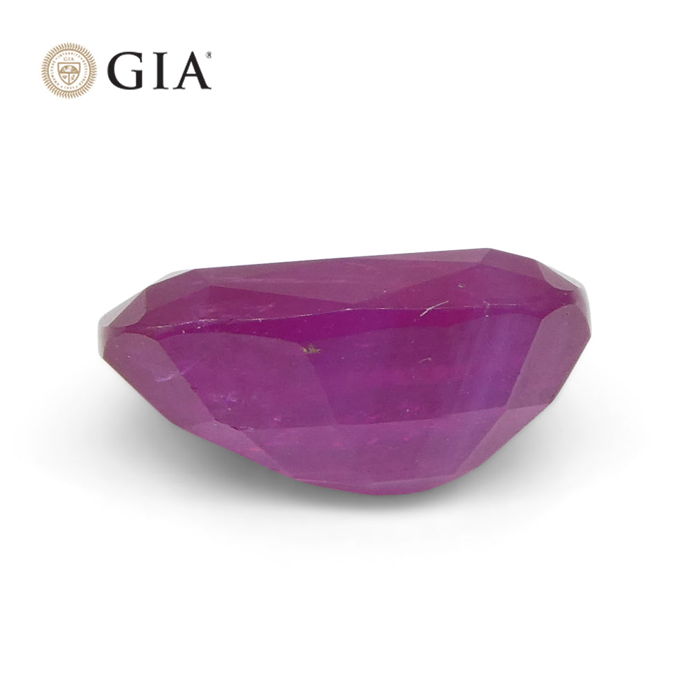 1.86ct Cushion Purplish Red Ruby GIA Certified Vietnam Unheated - Skyjems Wholesale Gemstones