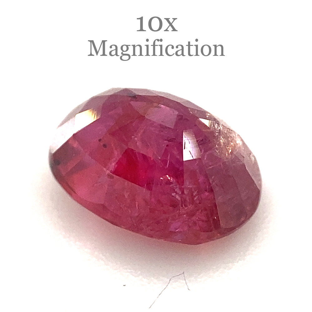 1.67ct Oval Red Ruby GIA Certified Madagascar Unheated - Skyjems Wholesale Gemstones