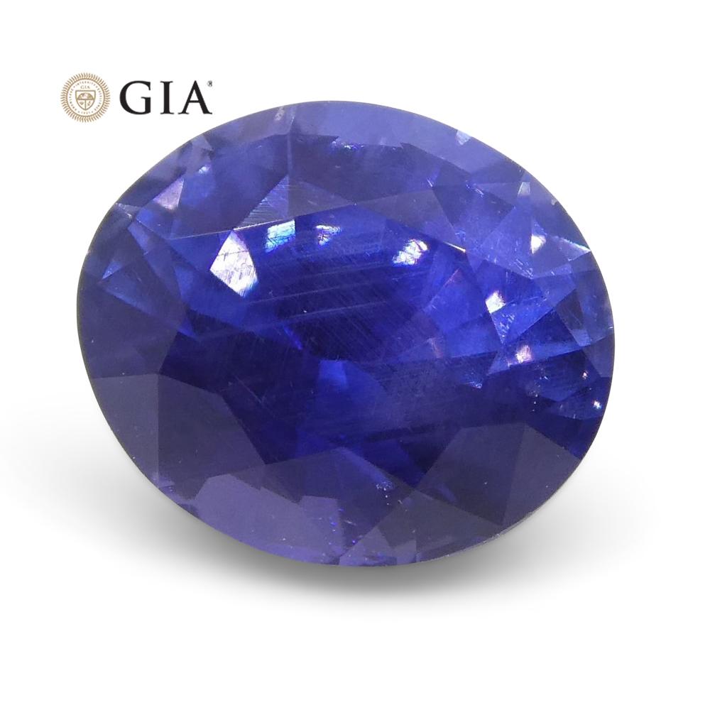 1.22ct Color Change Sapphire Oval GIA Certified Unheated, Sri Lanka, Vivid Violetish Blue to Purple - Skyjems Wholesale Gemstones