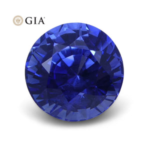 1.41 ct Blue Sapphire Round GIA Certified Sri Lanka - Skyjems Wholesale Gemstones