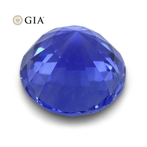 1.41 ct Blue Sapphire Round GIA Certified Sri Lanka