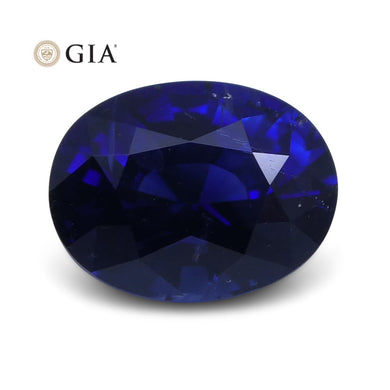 1.21 ct Vivid Blue Sapphire Oval GIA Certified Unheated, Sri Lanka - Skyjems Wholesale Gemstones