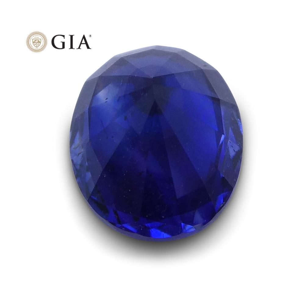 1.21 ct Vivid Blue Sapphire Oval GIA Certified Unheated, Sri Lanka - Skyjems Wholesale Gemstones