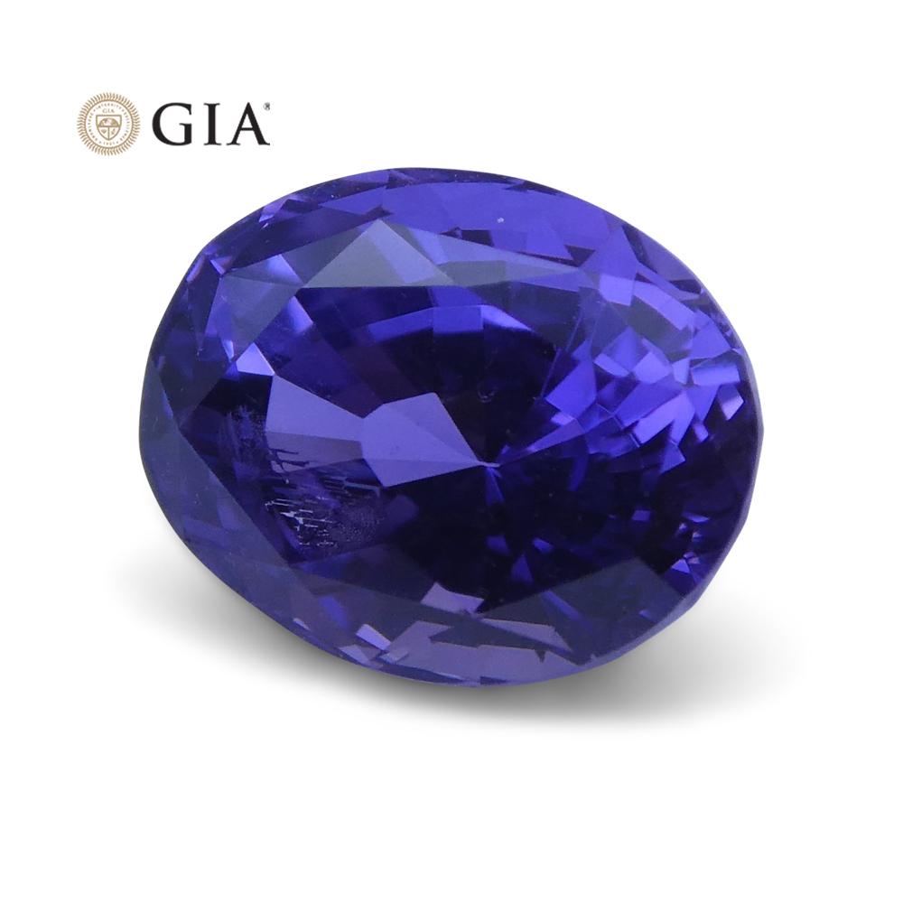 1.80 ct Purple Sapphire Oval GIA Certified Unheated, Sri Lanka - Skyjems Wholesale Gemstones