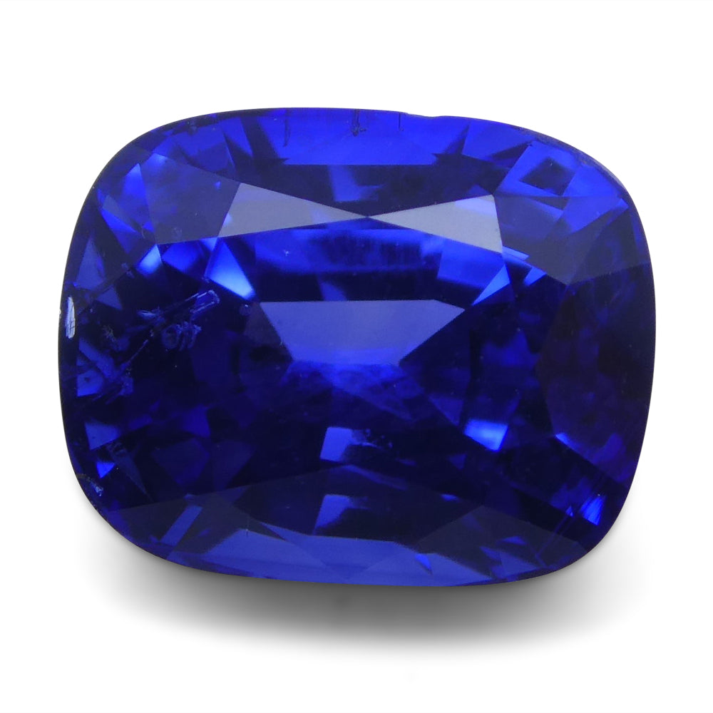 Vivid Cornflower Blue Sapphire 3.03ct Cushion GIA Certified - Skyjems Wholesale Gemstones