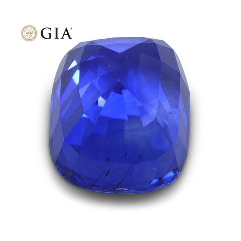 Vivid Cornflower Blue Sapphire 3.03ct Cushion GIA Certified