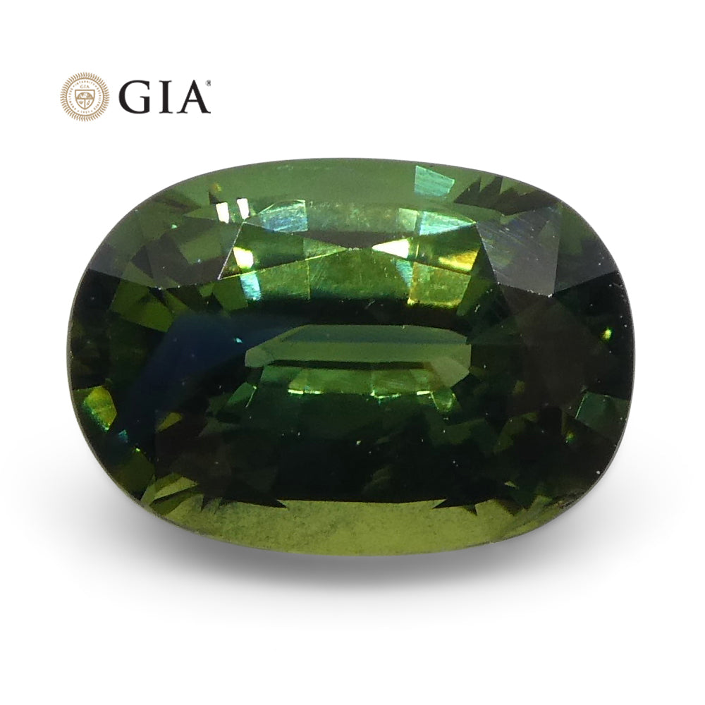 1.09ct Oval Teal Green Sapphire GIA Certified Australian - Skyjems Wholesale Gemstones