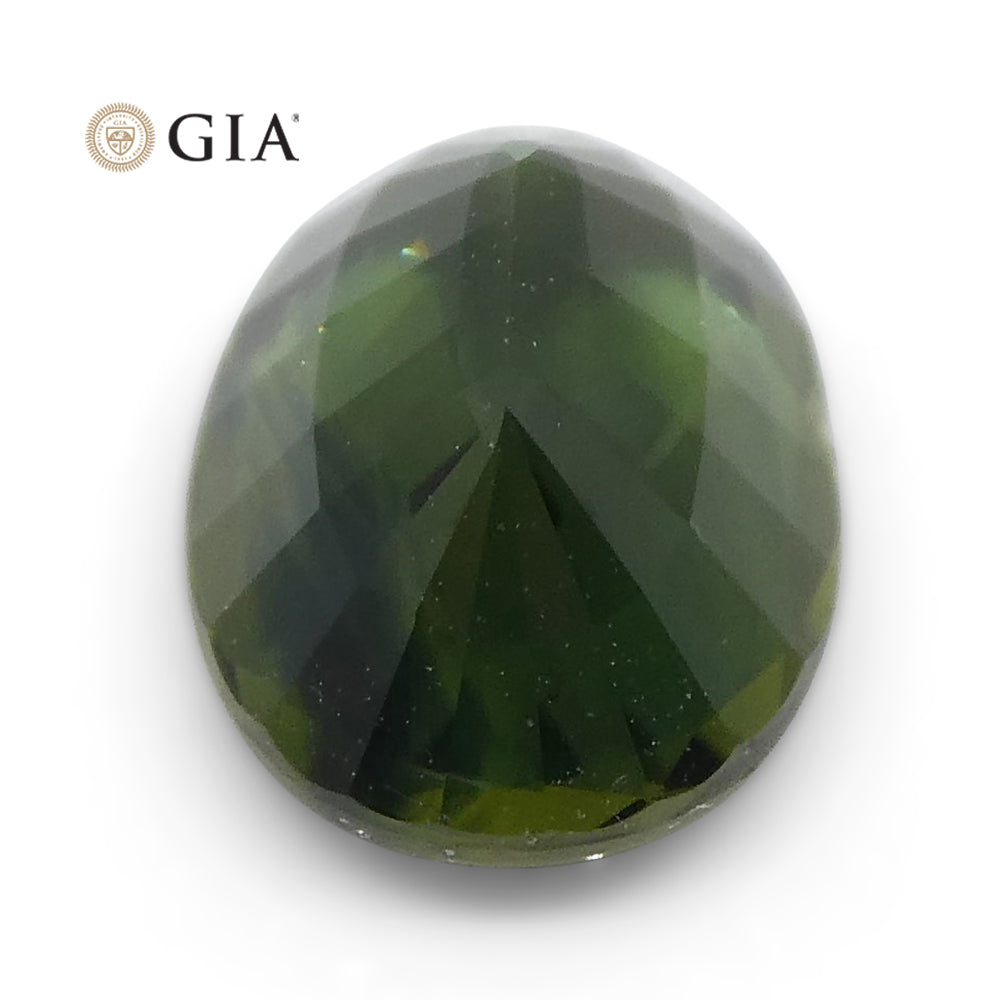 1.07ct Oval Teal Green Sapphire GIA Certified Australian Unheated - Skyjems Wholesale Gemstones