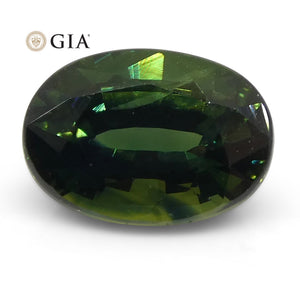 1.07ct Oval Teal Green Sapphire GIA Certified Australian Unheated - Skyjems Wholesale Gemstones